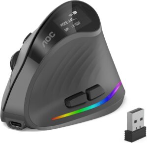 AOC 2.4GHz Ergonomic Mouse, Wi...