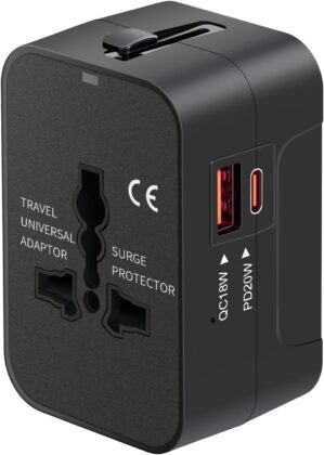 Travel Adapter USB C, Universa...
