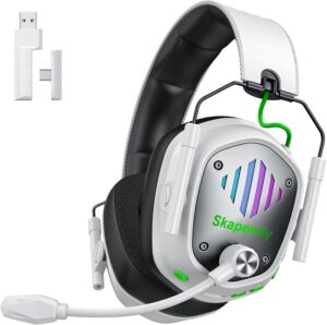 Wireless Gaming Headset for PC...