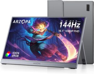 ARZOPA 16.1” 144Hz Porta...