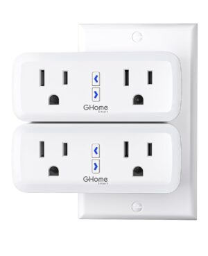 Dual Smart Plug 15A, GHome Sma...