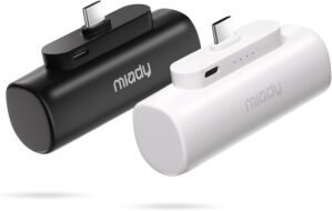Miady 2-Pack 5000mAh Mini Port...