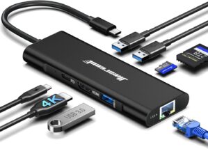 Hiearcool USB C Hub, USBC to 4...