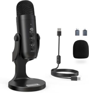 ZealSound Podcast Microphone f...