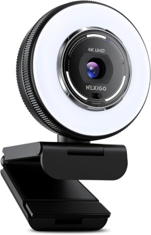 NexiGo N680E Pro 4K Webcam wit...