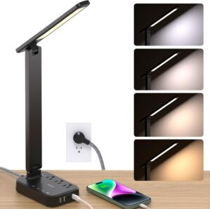 Addtam LED Desk Lamp, Power St...