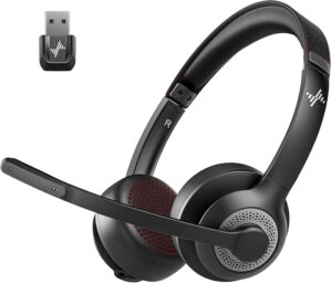 Wireless Headset with Mic for ...
