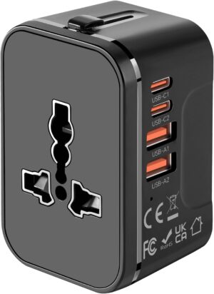 Universal Travel Adapter with ...