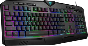 Gaming Keyboard, Full Size RGB...