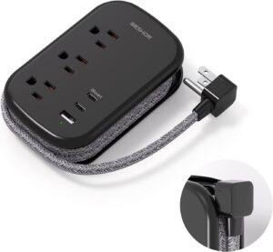 USB C Travel Power Strip, BESH...