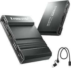 Lemorele 4K Game Capture Card ...