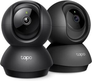 Tapo 2K Indoor Pan/Tilt Wired ...