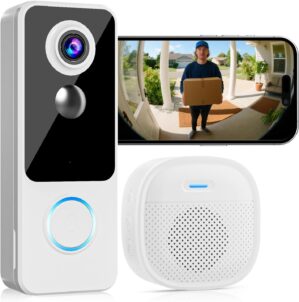 Doorbell Camera Wireless,2K FH...