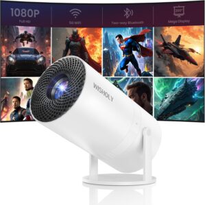 Mini Projector with WiFi and B...