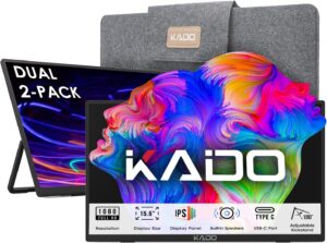 Kado Dual Portable Monitor Set...