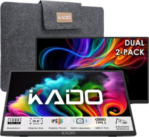 Kado Dual Portable Monitor Set...