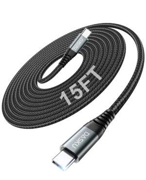 USB C to C Cable 15FT 100W 1Pa...