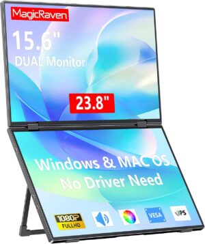 Portable Dual Monitors, 15.6&#...