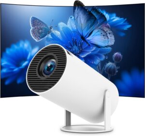 Mini Portable Projector 4K WiF...