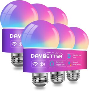 DAYBETTER Smart Light Bulbs, R...