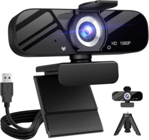 Tewiky Full HD Webcam with Bui...