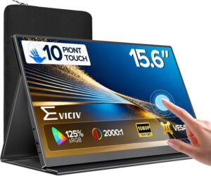 EVICIV Portable Monitor Touchs...