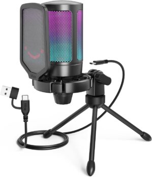 FIFINE Gaming USB Microphone f...