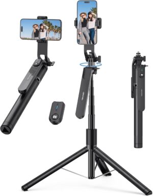 TECKNET 71″ Phone Tripod...