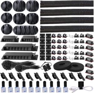 311Pcs Cable Management Organi...