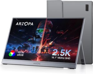 ARZOPA 16.1” 180Hz 2.5K ...