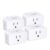 TP-Link Tapo Smart Plug Mini, Matter Compatible, Compatible with Alexa, Google Home & Samsung SmartThings, Energy Monitoring, 15A, UL Certified, 2.4G Wi-Fi Only, Tapo P110M(4-Pack)