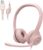 Logitech H390 Wired Headset for PC/Laptop, Stereo Headphones with Noise Cancelling Microphone, USB-A, in-Line Controls, Works with Chromebook – Rose