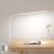 Lepro Small Desk Lamp with Clamp, LED Reading Lamps with 450LM, 3 Color Modes 10 Brightness, Dimmable USB Clip on Desk Light with Gooseneck Swing Arm for Nail, Home Office and Dorm (White)