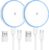 MagSafe Charger 2 Pack 15W Magnetic Wireless Charger Fast Charging Pad Compatible with iPhone 17/16/15/14/13/12 Series & AirPods 4/3/2/Pro Magnetic MagSafe Charging Pad with Dual Ports