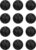 Cord Holder Cable Clips, 12PCS Black Adhesive Cord Organizer Charger Holder Wire Management Keeper for Nightstand, Desk, Office or Mouse