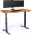 Vari Classic Electric Standing Desk – VariDesk Height Adjustable Sit/Stand Desk – Dual Motor with Memory Presets, Stable T-Style Legs – Gaming or Home Office Workstation – 60”x30”, Butcher Block