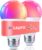 Lepro B1 AI Smart Light Bulbs – WiFi & Bluetooth RGBWW Color Changing LED Bulb Works with Alexa & Google Assistant, Personalized Al Lighting Designer, AI Voice Control, Music Sync, 2.4GHz Only, 2 Pack