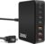 USB C Charger Block 200W 7 Port GaN Fast Charging Block Station, Multiport PD QC3.0 Brick Hub Compatible with Laptop MacBook Pro/Air, iPad, iPhone 17/16/15, Galaxy S23/22, DELL, Steam Deck(Black)