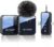 PQRQP 3 in 1 Microphone for iPhone/Android/Camera, Wireless Microphones, 328ft Transmission, 18H Battery Life, Mini Microphone for Record Interview, Vlogs, Tiktok