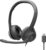 Logitech H391 Wired Headset for PC/Laptop, Stereo Headphones with Noise Canceling Microphone, USB-C, in-Line Controls, Works with Chromebook – Graphite