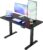 HUANUO Electric Standing Desk,48″ x 24″ Height Adjustable Desk, 4 Memory Height Settings, Sit to Stand Up Desk for Home Office, with Headphone Hook, Cable Manager, Black