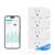 Tuya Smart Plug,Mini with Energy Monitoring,Pro Series 15A Plug,2.4G Wi-Fi Outlets Support Alexa, Google Assistant, Time Schedule,ETL & FCC Certified, 4 Pack