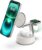 Belkin MagSafe Charger Compatible, 3-in-1 Charging Station, Qi2.2 25W w/Cooling Fan (On/Off Control) Magnetic Wireless Charger for iPhone 17, Apple Watch, AirPods, Pixel 10 (45W Adapter Included)