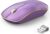 JOYACCESS Silent Wireless Mouse – 2.4G Portable & Ergonomic with 5 DPI Levels for Desktop, Notebook, PC & Laptop (Purple)