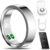 Smart Ring with Call/Clock/Events Alerts, No APP Subscription, Body Temp/Heart Rate/Women’s Health Tracker, 5ATM Waterproof Fitness Ring for Android & iOS (Silver,9#)