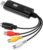 August VGB100 – External USB Video Capture Card – S Video/Composite to USB Transfer Cable – Grabber Lead for Windows 11/10 / 8/7 / Vista/XP