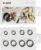 Smart Ring for Men/Women – Fitness Tracker with Sleep, HRV, Heart Rate, Blood Oxygen – IP68 Waterproof, No Subscription, iOS & Android – Sizing Kit for Accurate Fit (Includes Ring Sizer Only)