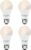 SYLVANIA Wifi LED Smart Light Bulb, 60W Equivalent Dimmable Soft White A19, Compatible with Alexa and Google Home Only – 4 Pack (75672)