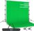 EMART 8.5 x 10ft Green Screen Backdrop Kit with Tripod Stand, Photography Background Support System with 10 x12ft 100% Cotton Muslin Chromakey Backdrop for Photo Studio, Video Shooting, Live Streaming