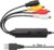 VHS to Digital Video Capture – August VGB350 – External USB Video Capture Card Video VCR to DVD Converter Transfer VHS Home Videos to PC Audio Grabber for Windows